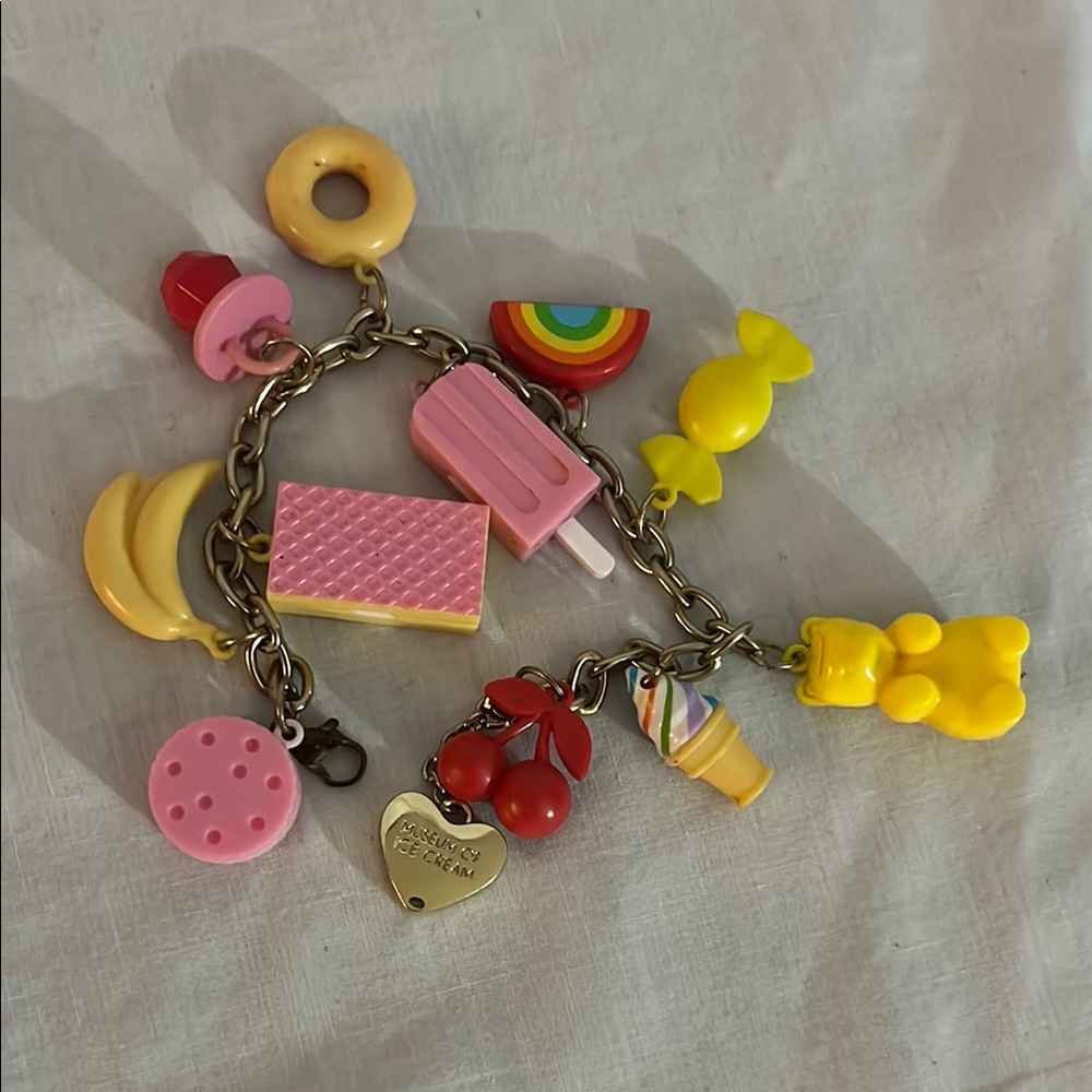 Colorful Charm Bracelet with Fun Shapes